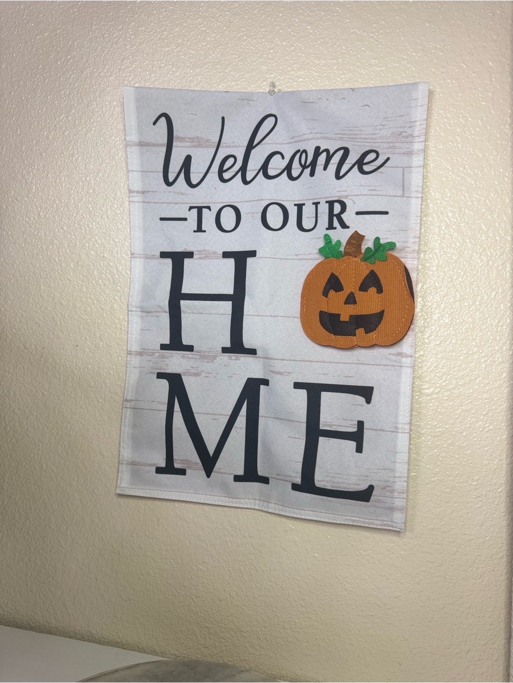 Interchangeable Seasonal “Welcome to Our Home” Hanging Wall Sign Set